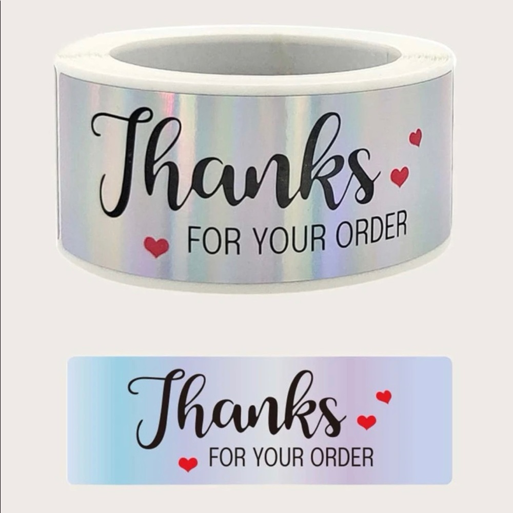 Thank you stickers